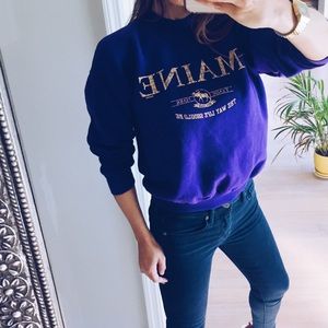 Vintage Maine Sweatshirt